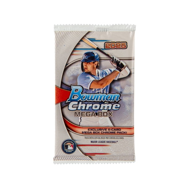 2025 Bowman Chrome Baseball Trading Cards Mega Box - Walmart.ca