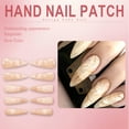 thumbnail image 4 of RAGUPEL 24Pcs Glue on Nails for Women,Hand-Painted Pattern Stiletto Press on Nails,Fresh and Natural Nails Press On,Press on Nails Long for Daily Life,Dating,Party,Taking Pictures,Style2, 4 of 7