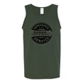thumbnail image 2 of Dependanble Service of Dogde since 1914 | Mens Cars and Trucks Graphic Tank Top, Forest Green, Small, 2 of 3