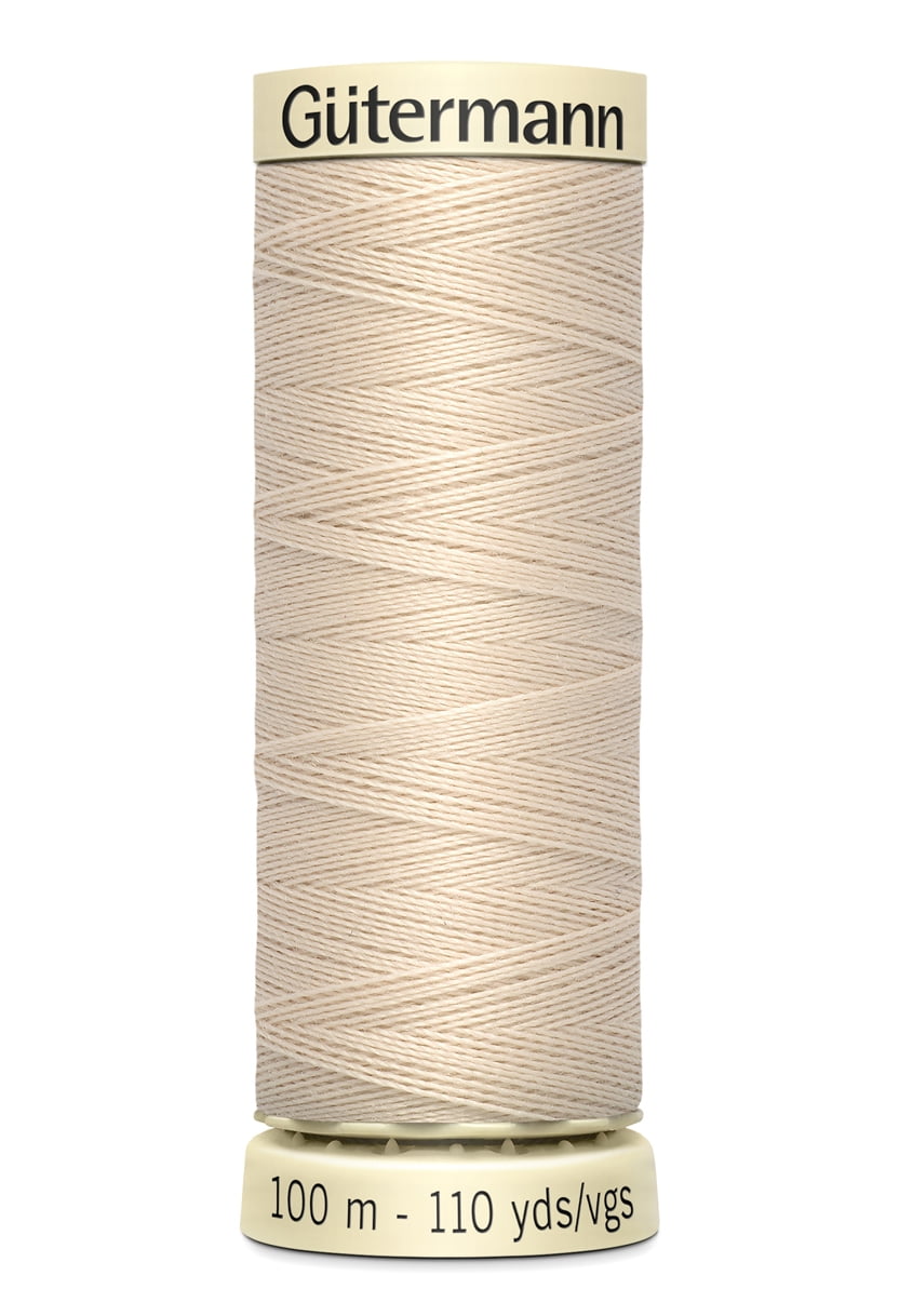 Gutermann SewAll Polyester Bone Thread, 110 Yd.