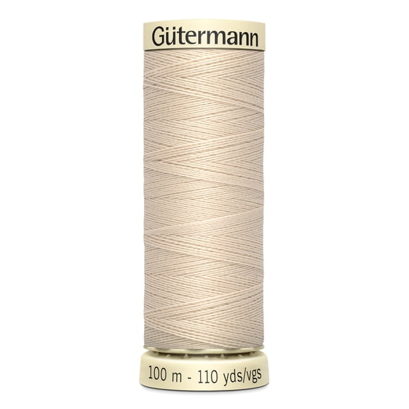 Gutermann Sew-All Polyester Bone Thread, 110 Yd.