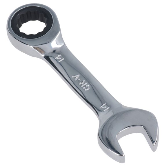 14mm Stubby Ratchet Combination Spanner Metric Wrench 72 Teeth SPN07