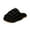 Black, variant on Womens Ruffle Slide Slippers Sequin Embellishments Cushioned Footbed Comfy Open Toe House Shoes for Lounge Winter Wear