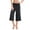 AF06-Dark Gray, variant on Women Gaucho Pants Fold Over Culottes Wide Leg Capri Comfy Palazzo Yoga Cropped Pants Going Out Culottes Streetwear Army Green S