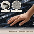 thumbnail image 6 of ODIKA 6'x9' Washable Area Rug Field Constellation Grid Uranus Themed Galaxy Meteorite Starry Playful for Family Room, Living Room, Master Bedroom, Non-Slip, Easy Care, 6 of 7
