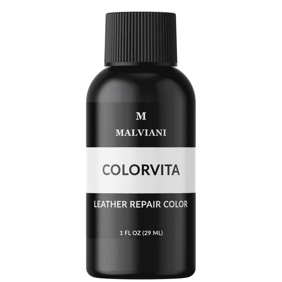 Leather Repair Color Restorer Black - Repair Car Seat, Couch, Furniture, Sofa & Purse 1 oz.