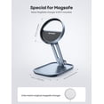thumbnail image 3 of Soporte de teléfono Lamicall para Apple MagSafe Charger de 15 W, color gris, 3 of 7