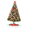 thumbnail image 3 of Decoración del de Navidad con luces Decoración decorativa pequeña para el hogar Regalo de Navidad para de mesa Jardín Cena Comedor estilo c Soledad Árbol de Navidad de mesa, 3 of 10