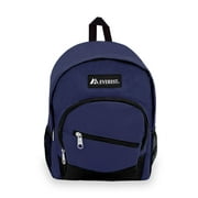 Everest Unisex Slant Pocket 13" Backpack Navy Blue Black