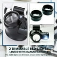 thumbnail image 6 of cpengpj Headband Magnifier with LED Light, 8X 15X 23X Magnification, Hands-Free Reading Glass for Jewelry Watch Clock Repair and Low Vision Aid, 6 of 9