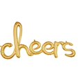 thumbnail image 2 of Script Cheers Gold, 2 of 2