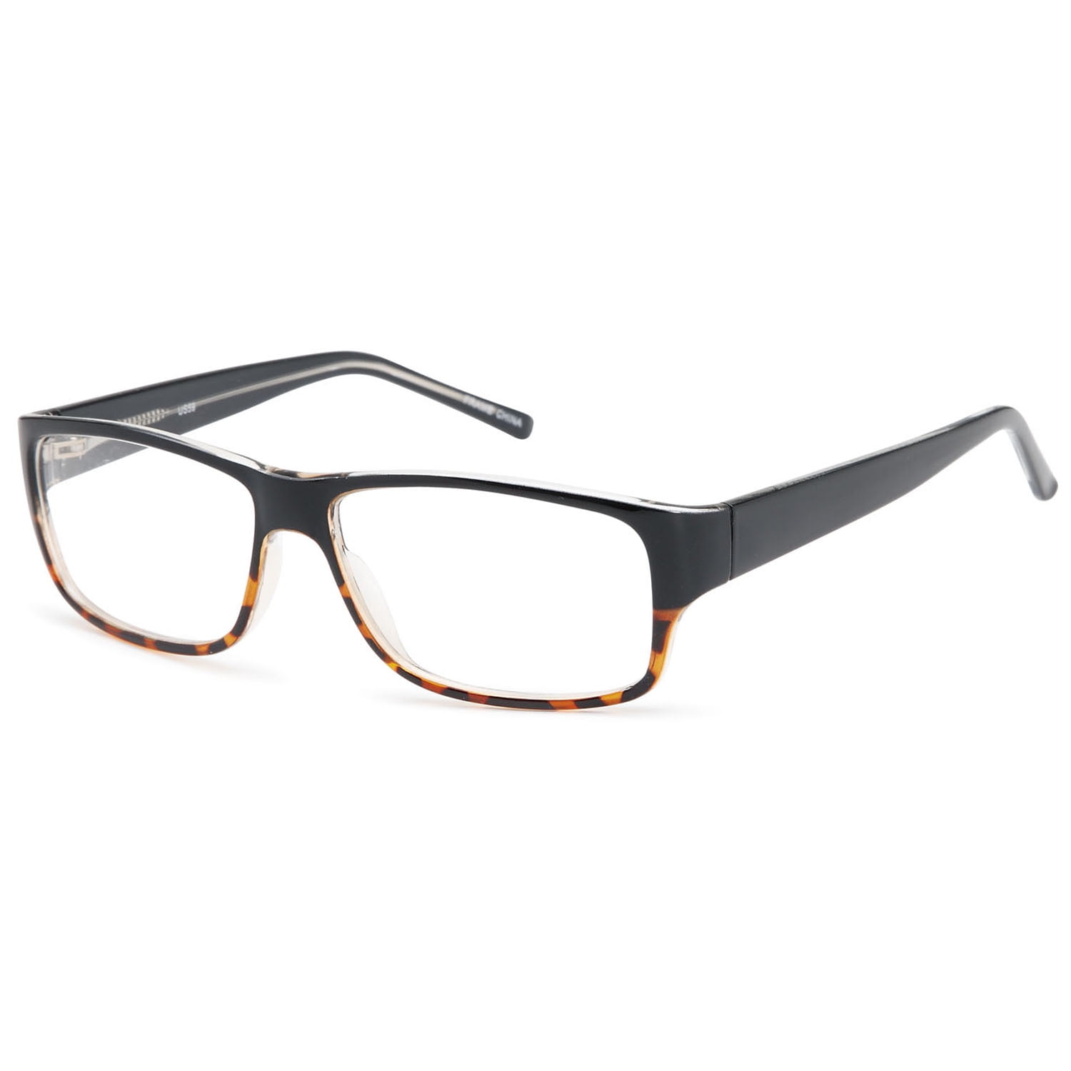 Men's Eyeglasses 56 16 140 Black Tortoise Plastic
