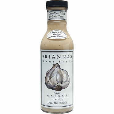 Briannas Home Style Asiago Caesar Salad Dressing, 12 fl oz