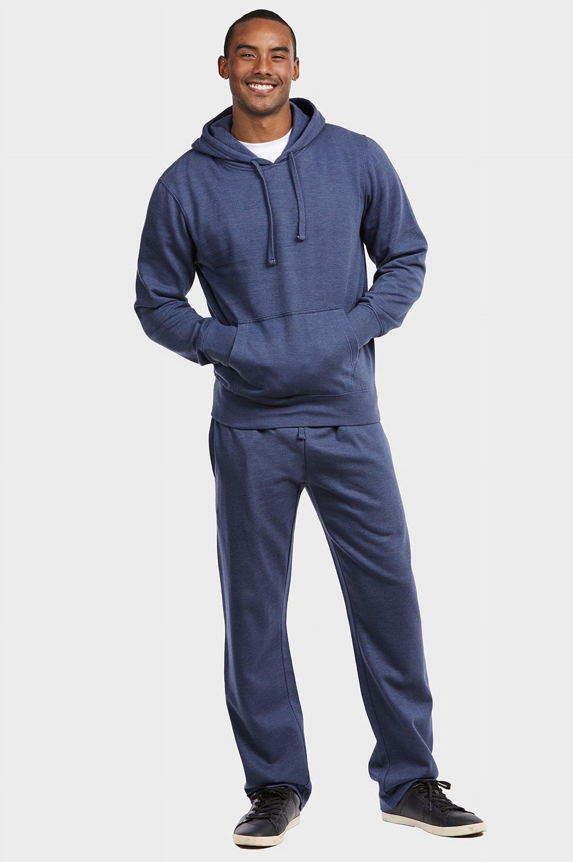 247 Frenzy Men's Essentials Et Tu Light Weight Fabric Long Fleece 