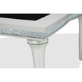 thumbnail image 3 of Michael Amini Melrose Plaza Rectangular Wood & Glass Cocktail Table in Dove Gray, 3 of 3
