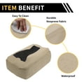 thumbnail image 4 of Unique Bargains Center Console Cover for Chevrolet Microfiber Leather With Zipper Beige, 4 of 6