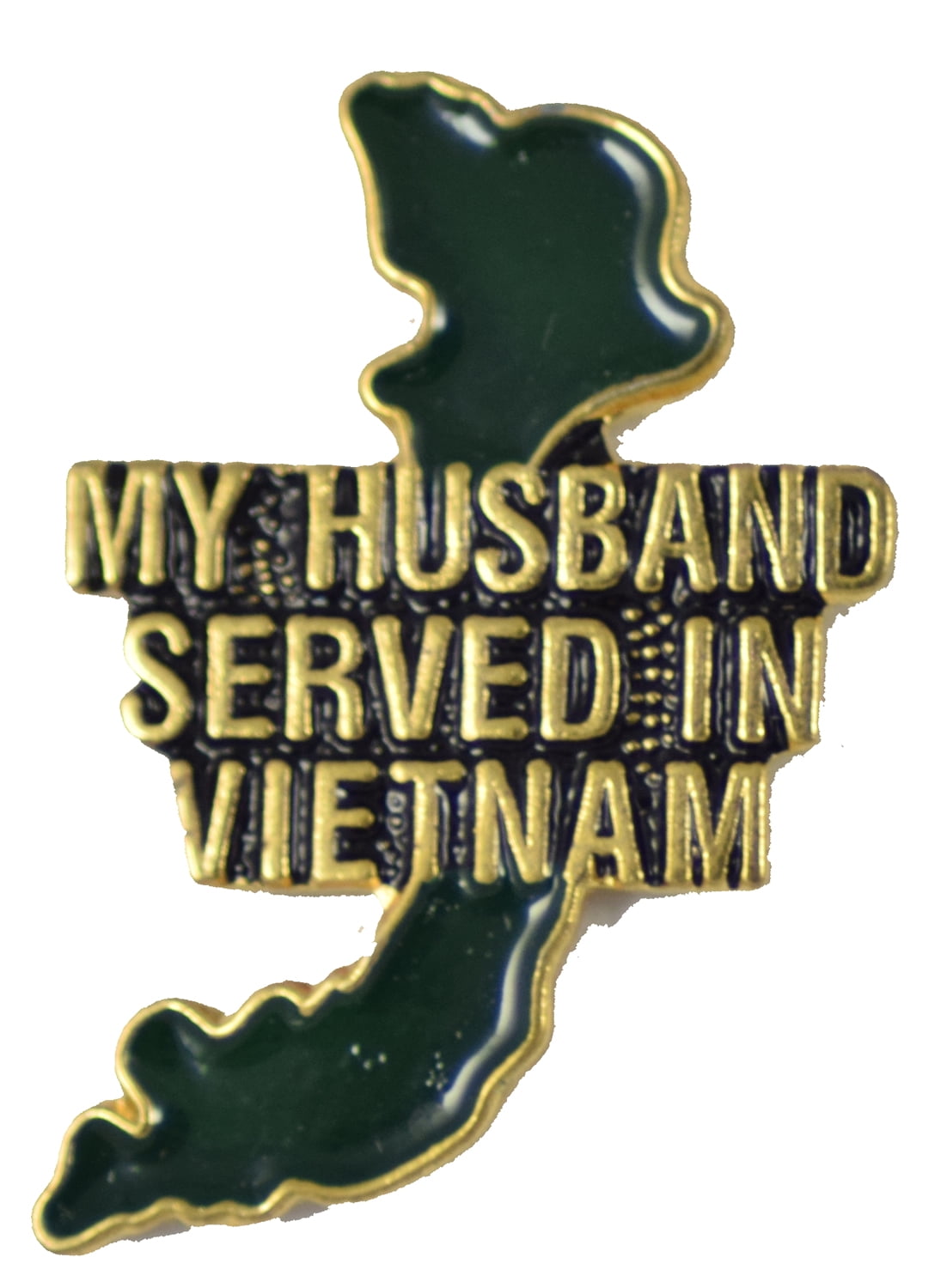 MY HUSBAND SERVED IN VIETNAM HAT PIN