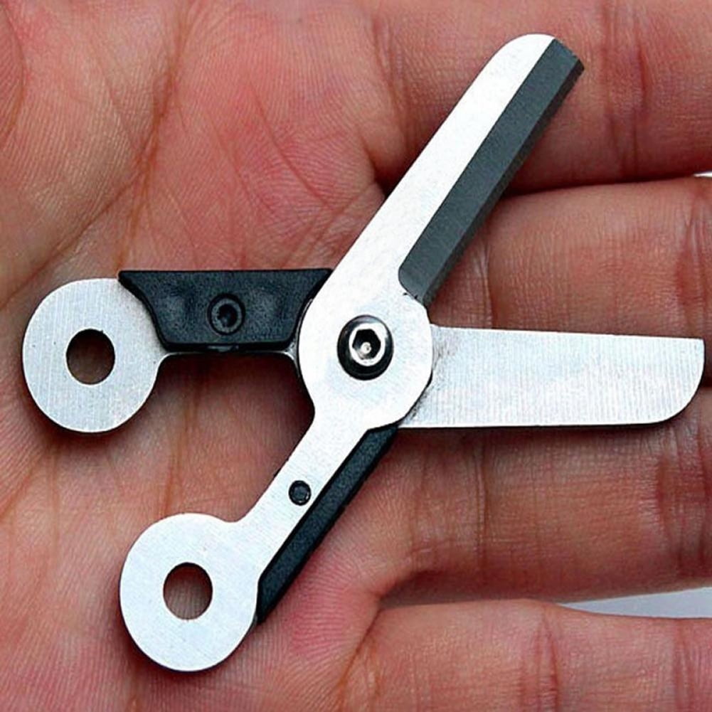 Details about   Outdoor Tool Key Chain Stainless Steel Mini Survival Spring EDC Scissor To s D 