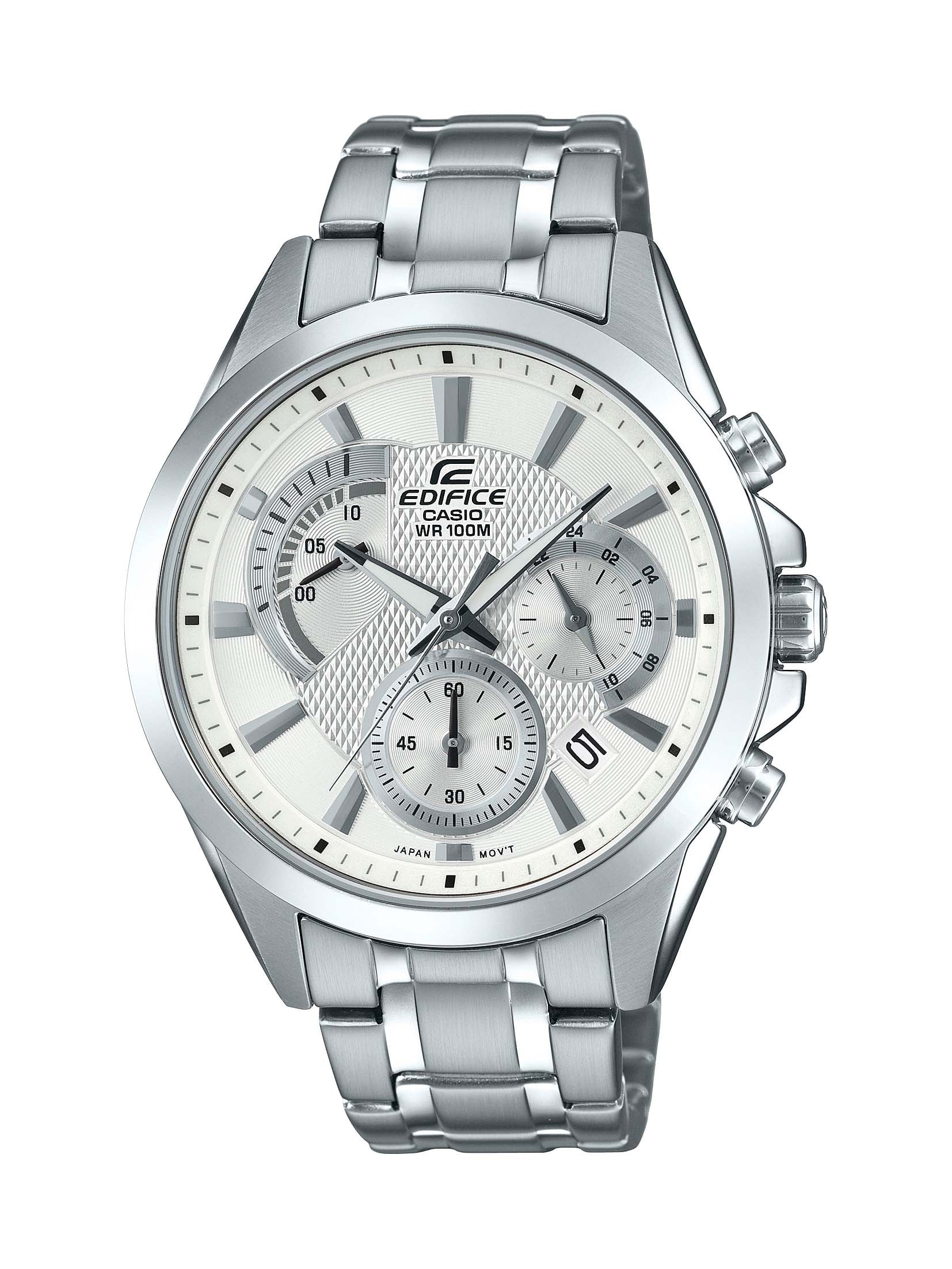 casio edifice stainless steel back water resistant