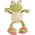 thumbnail image 1 of Rana de peluche con flor en la cabeza, animal de peluche, regalo de San Valentín para niñas, 13,7 pulgadas ER, 1 of 6