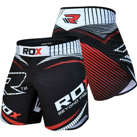RDX R1 MMA Stretch Shorts, Red, Double Extra