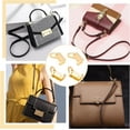 thumbnail image 5 of 10 Sets Handbag Side Clip Buckles Double Ring Purse Suspension Clasp Strap Belts Lanyard Ring Hardware Gold Metal Chain Connector Buckles DIY Shoulder Bag Purse Making Accessory, 5 of 5