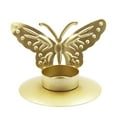 thumbnail image 1 of Golden Butterfly Candlestick - Simple and Elegant Dining Table Artwork Decoration, 1 of 6