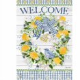 thumbnail image 3 of Briarwood Lane Bluebird Lemon Wreath House Flag, 3 of 4