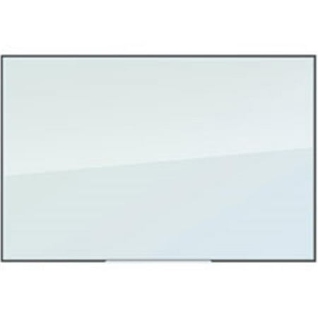 U Brands 47 x 35 in. Glass Dry Erase Board, Frost