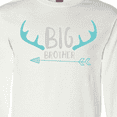 thumbnail image 4 of Inktastic Big Brother, Deer Antlers, Arrow - Blue Gray Long Sleeve T-Shirt, 4 of 5