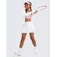 thumbnail image 2 of Falda Deportiva Plisada CRZ YOGA XS Blanca, 2 of 6