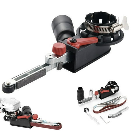 

Protoiya 14Pcs Sanding Head Adapter M14 Professional Sanding Belt Head Kit Angle Grinder Belt Sander 6 Speeds Metal Electric Angle Grinder Head Tool for Woodworking Furniture