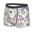 thumbnail image 2 of Kll Vintage Butterflies Men'S Cotton Boxer Briefs Underwear-Small, 2 of 9