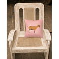 thumbnail image 2 of Carolines Treasures BB7888PW1818 Oberhasli Goat Pink Check Fabric Decorative Pillow, 18 x 18 in., 2 of 2