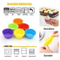 thumbnail image 4 of Silicone Kitchen Reusable Baking Cups - Dishwasher Safe, BPA Free | Standard Size, Random Color, 4 of 5
