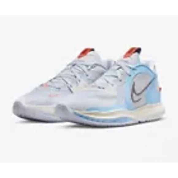 Nike Kyrie Low 5 Men's Size 12 Football Grey/Black-Blue Chill DJ6012 003 RARE!