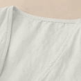 thumbnail image 6 of WRKEKC Women's Linen Blend Trendy Sleeveless Vest Open Front Cardigan Unhooded Casual Coat/Jacket for Women Casual Outerwear Daily Outfits, 6 of 6