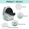 thumbnail image 4 of Elephant and Heart Romantic Print Backpack - Stylish School Bag for Teens, Waterproof & Durable with Breathable Comfort, 4 of 5
