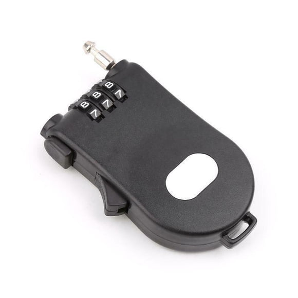 Luckyn Retractable Wire Rope Password Lock Combination Coded Locker Keyed Padlock