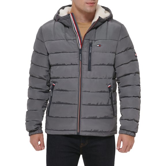 Chaqueta Tommy Hilfiger para hombre, de peso medio, con forro sherpa