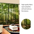 thumbnail image 1 of Nimomo Rideau Durable Forêts Soleil Impression Ombrage Rideaux pour Balcon Chambre Salon Fenêtre(170 * 200cm), 1 of 8