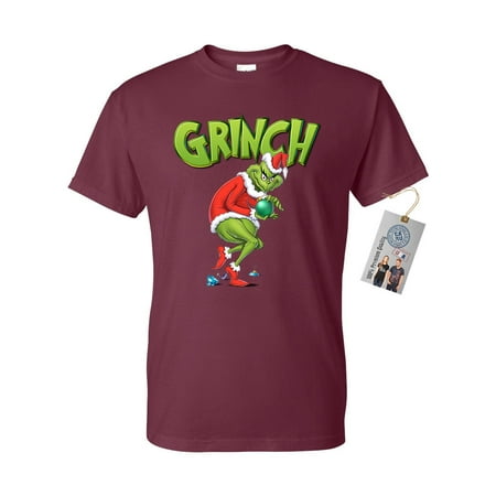 Grinch Stole Christmas Flannel - You're A Mean One Mr Grinch Christmas Mens Short Sleeve Shirt