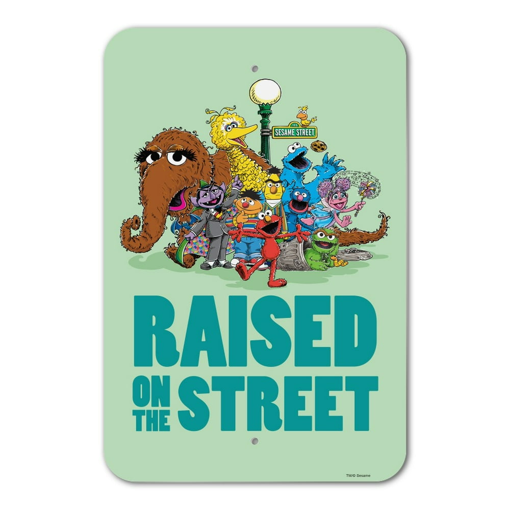 sesame street raised on the street