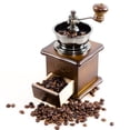 thumbnail image 1 of ER Un molinillo de café, molinillo de café en grano, molinillo de café manual, pequeño molinillo retro doméstico Rojo Verde, 1 of 5