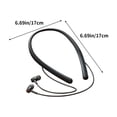 thumbnail image 3 of ¡Precios en Caída!, Nuevos auriculares inalámbricos Bluetooth con banda para el cuello y diseño para colgar en el cuello y soporte para tarjetas para deportes y llamadas Akmoler, 3 of 9
