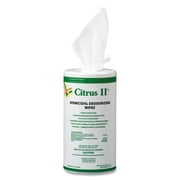 Citrus II Fresh Citrus Scent Germicidal Deodorizing Wipes, 125 count, 1.9 lb