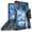 Blue Butterfly 3, variant on Tri Shield Rugged Cover + Holster Designed For Samsung Galaxy A13 5G Case Navy Blue/Black