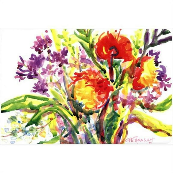 Flower Mouse Pad, Hot Pad Or Trivet