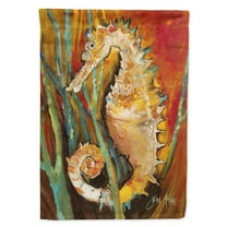 Carolines Treasures JMK1142GF Seahorse Flag Garden Size  Small multicolor