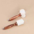 thumbnail image 3 of Nylon Leather Carving Hammer Handmade Leatherart Tool Silent Single Head Log Aluminum Alloy Handle Percussion, 3 of 5